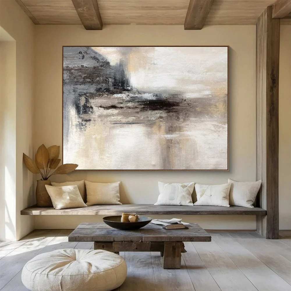 Tones Offices Scenic Abstract Canvas Artwork P55AY wall art